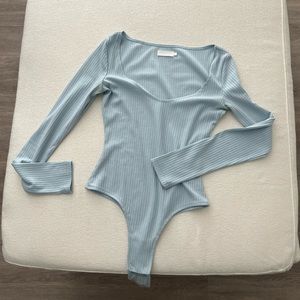 Meshki scoop neck bodysuit